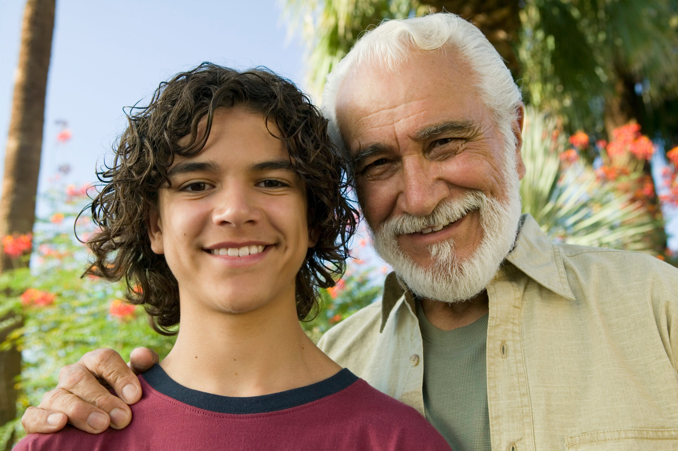 Boy with Grandfather