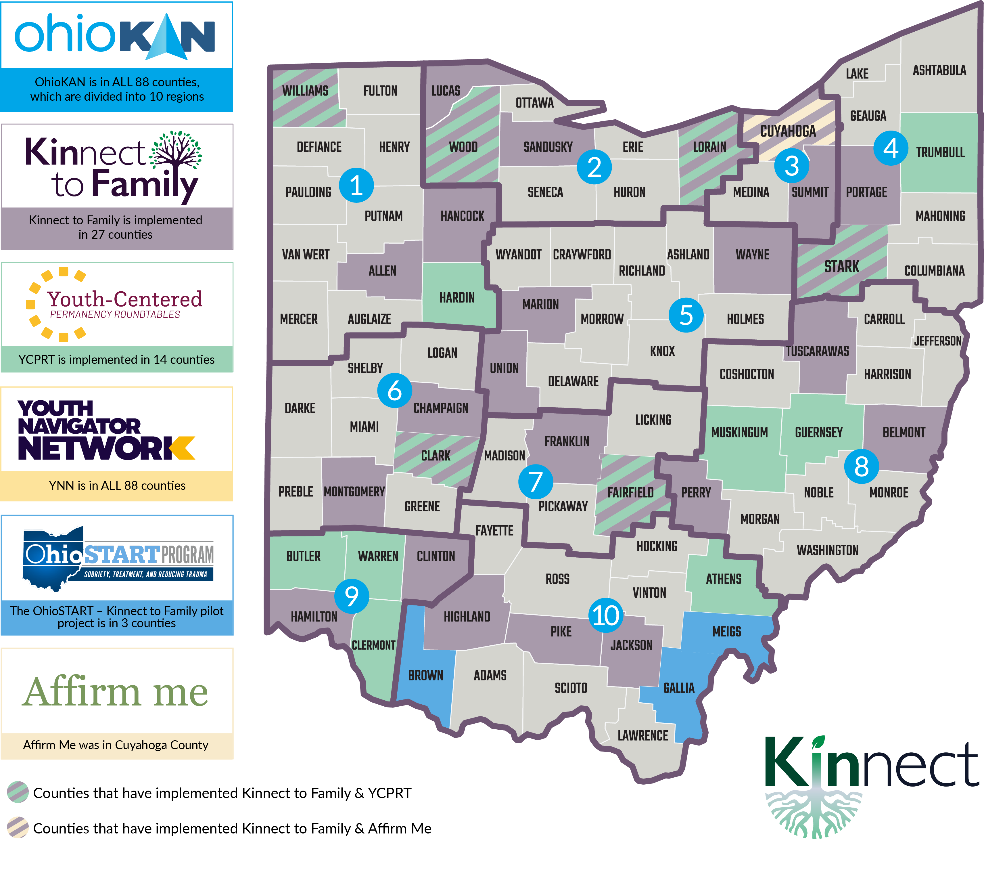 Kinnect County Map 2023